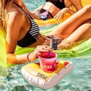 Victoria's Secret PINK Pizza Floatie and Cup NEW